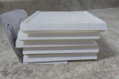 Rittal 3322720 20 Pk 4.5 In Overall Height/Width PET Pleated Filter