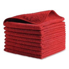 Rubbermaid Commercial 1820581 16″ x 16″ Microfiber Cloths – Pink (24/PK) New