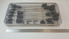 24 pc Tulip 60cc 3.0/3.7/4.4/4.6/6.3mm Liposuction Cannulas w/ Tray