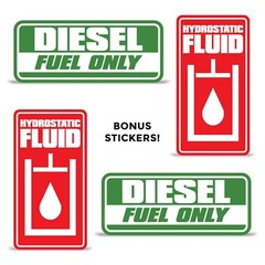 Decal Kit fits GENIE GTH-636 Telescopic Forklift Safety Stickers 7year Vinyl USA