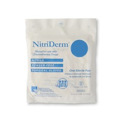 Sterile Surgical Gloves Size 8.5 — NitriDerm Nitrile Series 135285 (50 Pr/Box)