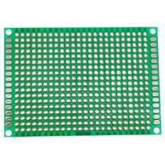 5cm x 7cm Green PCB Printed Circuit Board, 5 Pack, 432 Holes, 32 Pads