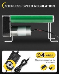 Belt Conveyor 39 inch Conveyor Desktop Version Step-Less Speed Adjustment PVC…