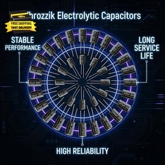 1Uf 50V 5 * 11Mm 20Pcs Electrolytic Capacitor 1 Uf MFD 50 Volt 0.2 * 0.43In Alum