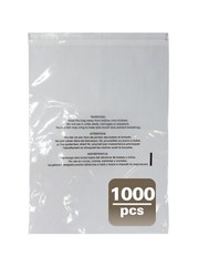 Yens #7 (14.5″x19″) – 1000pcs/Box Clear Plastic bags -with warning citation