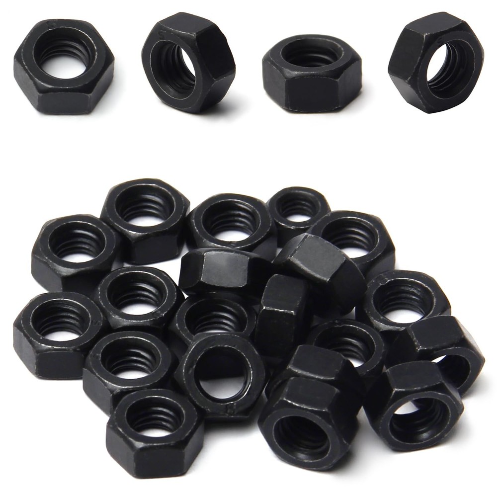 M8-1.25 Hex Nuts M8 x 1.25mm Hardware Nuts for DIY Home Mechanism
