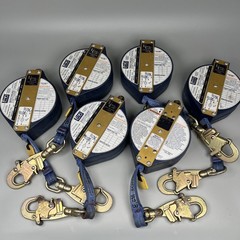 3M DBI-SALA Ultra-Lok 3103208 20ft Web Self Retracting Lifeline Lot of 6 – Used