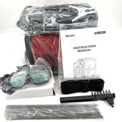 YesRight 200A Welding Machine 110V Mini ARC Stick Welder with 20 Rods & Goggles