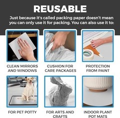 50 or 100 Sheets Packing Paper for Moving, Newsprint Paper for Packing Wrapping