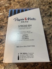 Paper Mate Ink joy Ball Point Pens, Black Ink, 60 Pack