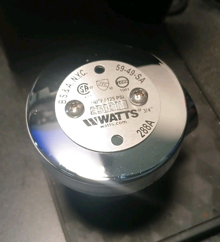 Watts 288A Series Anti~Siphon Vacuum Breaker, 3/4 *