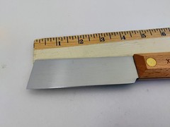 Dexter USA Wood Handle Mill Knife 4×1.25 inch Heavy Gauge Stiff Carbon Steel X70