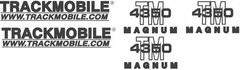 Trackmobile TM4350 Magnum Decal Kit – very high quality aftermarket decals