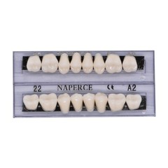 168Pcs Acrylic Resin Denture #22 Dental Upper Lower Shade A2 Teeth Set HOT