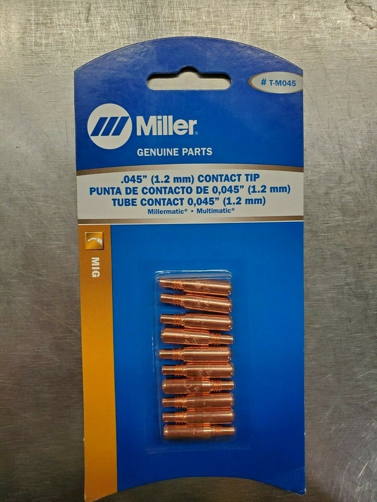 Miller T-M045 Contact Tips .045/1.2mm AccuLock MDX, 10PK