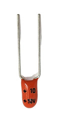 (5x) 10uF – 10V – Radial – Tantalum Capacitors – Elna SS2-10V106KB