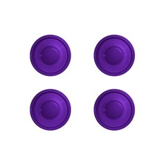Replacement Male Inserts Caps – Standard Extra Strong, Purple, 8.0 lbs (4-Pack)