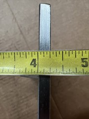8in x 8in x 1/4in Steel Flat Plate (0.25in Thick)