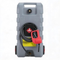 🔥57L (15 Gallonen) mit Handpumpe & Schlauch, Siphon 7,5L/min – Rollbarer Krafts