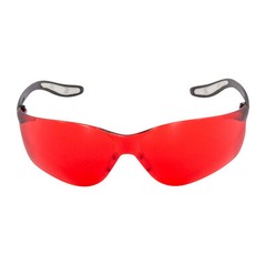 FastCap CatEyes Safety Glasses, Red Lens, No Magnification SG-AF-R510
