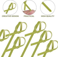 100 Pack Bamboo Skewers for Appetizers, 4.7 Inch Natural Bamboo Cocktail Picks