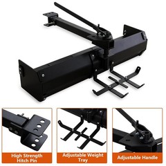42″ Tow Behind Box Scraper Lawn Tractor Attachments for ATV UTV Tractor Mower