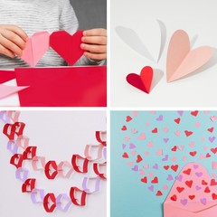 Valentine Paper 8.5″ x 11″ – 300 Sheets – 4 Colors (Red, Pink, White, & Orchi…