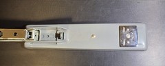 Vintage Swingline 444 Dark/Light Grey Stapler Metal Made in USA Mid Centrury