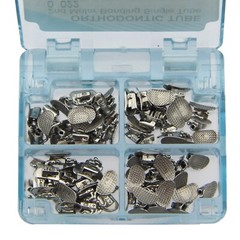 20 Sets Dental Orthodontic Buccal Tubes 1st 2nd Molar MBT Roth 022 Bondable Mesh