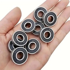608-2RS Groove Ball Bearing 8 x 22 x 7 mm 608 2RS Rubber Sealed ( PCs 10 ).