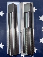 2pc SET Nachi 1-1/2-12 NF G H4 6FL Tap 1-1/2” 12tpi Taper & Plug 1 of Each