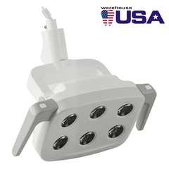 Oral LED Light Induction Lamp for Dental Unit Chair 6 LED Adjustable Brightness