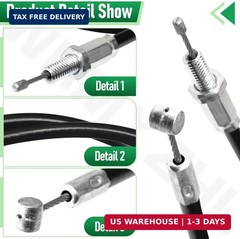 14645 Replacement Throttle Cable for Earthquake/Viper Mini-Tiller/Cultivator MC4
