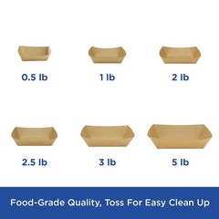 Karat Food Tray (Kraft) – 0.5 lb, FP-FT050K