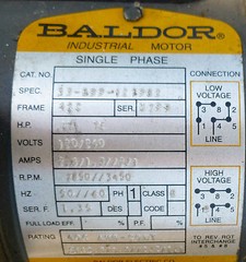 Sumitomo Gear Reducer D500SP PL1860306236 w/5hp Baldor Motors Used