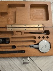 Brown & Sharpe Bestest Dial Test Indicator 7031-3 with Wooden Case