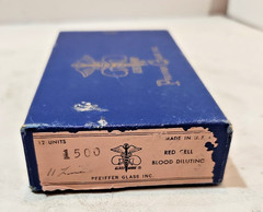 Vintage Pfeiffer Glass Inc Brand Pipet Volumetric or Transfer – Box Of 6