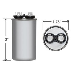 60 uF 370 VAC 50/60HZ 12727 Run Capacitor replaces CSC 325P606H37N40A4XMC