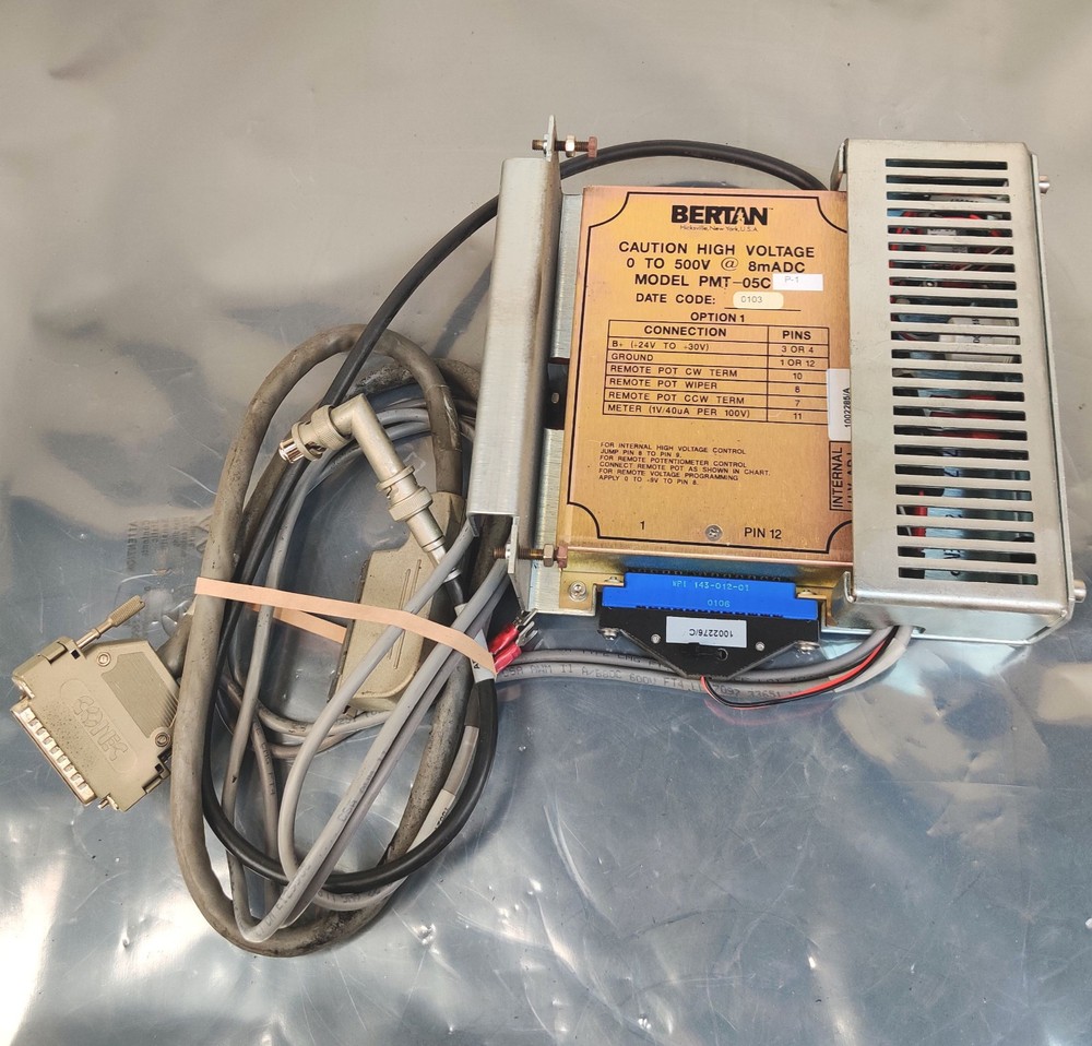 Spellman Bertan PMT-05C DC-DC HV Power Supply 500V Working Tested ELAN DRC Plus