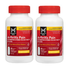 Member’s Mark 650 mg Arthritis Pain Tablets (200 ct., 2 pk.) Exp 06/2028