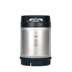 New 2.5 Gallon Ball Lock AMCYL Dual Handle Keg with Relief Valve Homebrew Beer