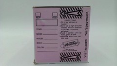 Versa-Tags Car Dealer Lilac Key Tags Self Laminating With Metal Rings