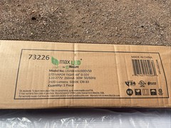 Maxlite Max LED 48” Vapor Tight 0-10v 30W 5000K 3500lm Lighting Fixture