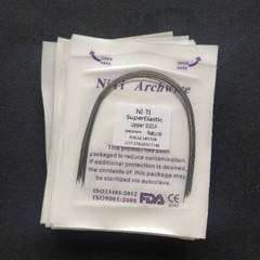 Dental Orthodontic Super Elastic NITI Arch Wires Round Natural Form Arcs Wire