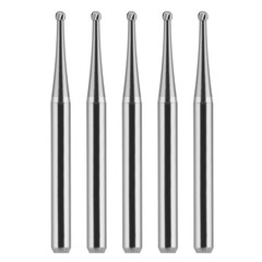Wave Dental Operative Carbide Burs Round Friction Grip FG 1/4 -8 High Speed 19mm