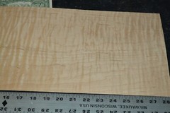Flame Maple Raw Wood Veneer Sheet 9 x 29 inches 1/42nd 4671-76