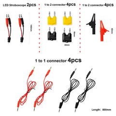 92PCS Automotive Multimeter Test Lead Kit Wire-Piercing Clip Test Probe Wire Set