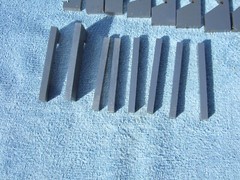 MILL ANGLE BLOCKS BROWN&SHARPE (17) 1/4*-45* MACHINIST TOOLMAKER INSPECT GRIND