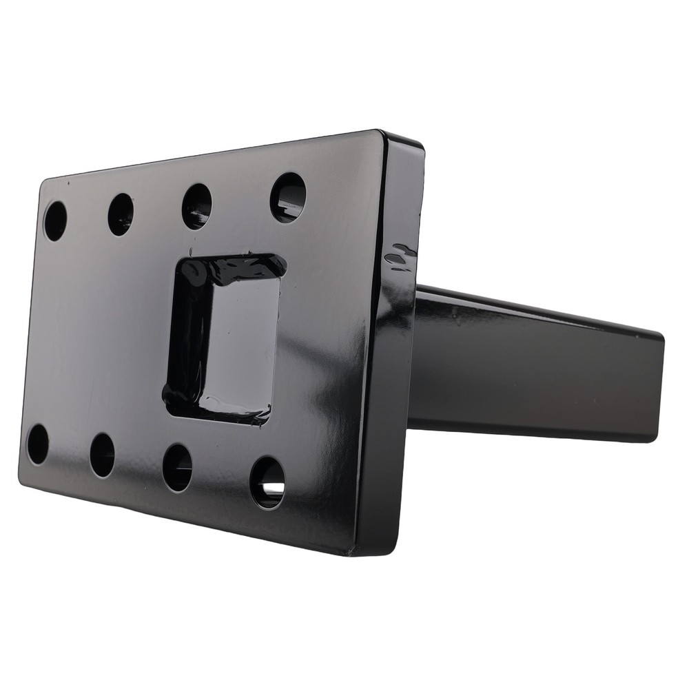 Adjustable Pintle Hitch Mount Plate 3-Position for 2″ Hitch Steel 20000 lbs