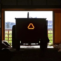 Reflective Slow Vehicle Sign 14″x16″ Safety Triangle Golf Cart,Tractor, UTV